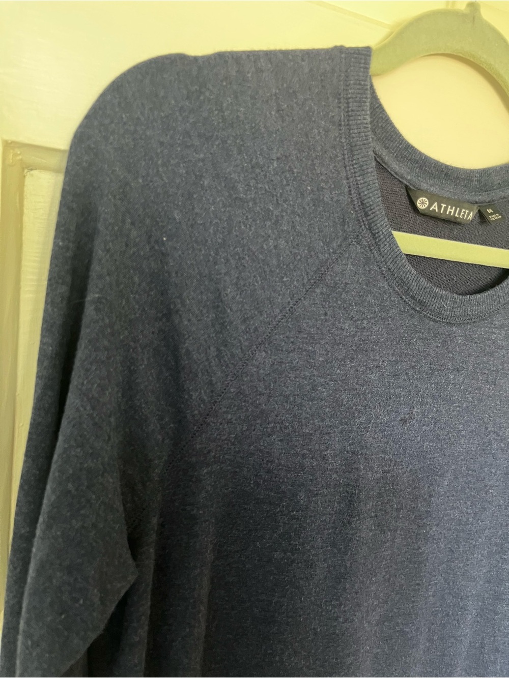 Athleta Tops - Athleta Criss Cross Sweatshirt - Navy Blue - Medium - Picture 4 of 8